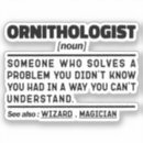 Search for ornithology stickers Ornithologist