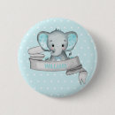 Search for animals first birthday badges Baby boy