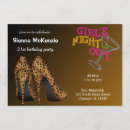 Search for stiletto birthday invitations Girls night out