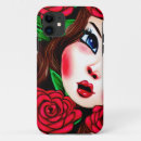 Search for red roses pattern iphone cases Valentine