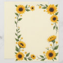 Search for sunflower stationery paper Country