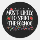 Search for eggnog stickers Xmas