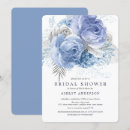 Search for blue and silver bridal shower invitations Flowers
