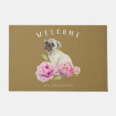 Search for pug doormats Cute