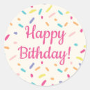 Search for 2 birthday stickers Pink