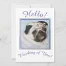 Search for love pug cards Thinking of you