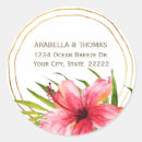Search for tropical flowers stickers Hawaiian