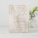 Search for winter gala invitations Elegant