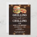 Search for chill birthday invitations Grilling and chilling