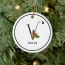 Search for letter v christmas tree decorations Simple