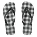 Search for black and white checkered flipflops Trendy