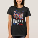 Search for 4th of july cat tshirts Happy