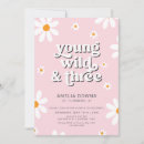 Search for young wild and 3 birthday invitations Boho