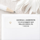 Search for wedding hearts return address labels For her