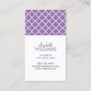 Search for purple pattern business cards Colourful