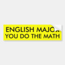 Search for majority bumper stickers English