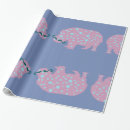Search for hippopotamus wrapping paper Pink