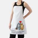 Search for funny couple aprons Modern
