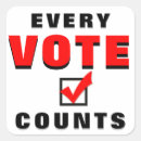 Search for your vote counts stickers Election