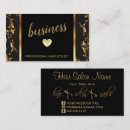 Search for hair specialist business cards Hairstylist