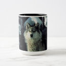 Search for winter wolf mugs Animals