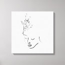Search for face canvas prints Lines
