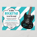 Search for rockstar baby shower invitations Guitar