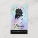 Search for hair braiding business cards Hairdresser