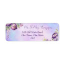 Search for purple lilacs return address labels Floral