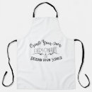 Search for blank logo aprons Personalisation