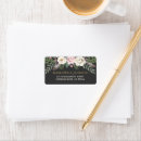 Search for moody floral return address labels Rustic