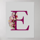 Search for monogram e posters Letter