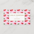 Search for fruit business cards Cherry