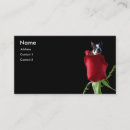 Search for valentines day paper business cards Rose