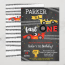 Search for fast one birthday invitations Racer