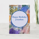 Search for abstract art birthday cards Modern