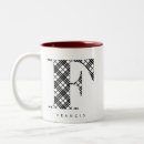 Search for letter f mugs Black and white