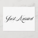 Search for elopement postcards wedding announcement cards Calligraphy