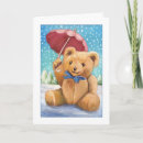 Search for teddy bear christmas cards Snow