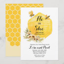 Search for botanical gender reveal invitations He or she