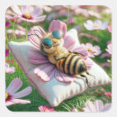 Search for funny bee stickers Flower