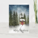 Search for snowy night christmas cards Watercolor