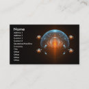 Search for science fiction business cards Space