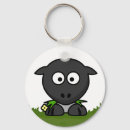 Search for sheep round key rings Cartoon
