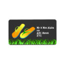 Search for vacation return address labels Tropical