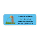 Search for cartoon flower return address labels Cute