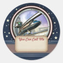 Search for retro futuristic stickers Science fiction
