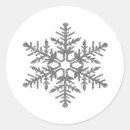 Search for faux silver glitter stickers Snowflake