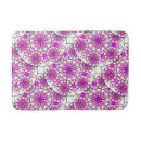 Search for lavender and white bath mats Flower