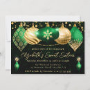 Search for christmas sweet 16 invitations Gold